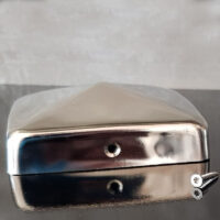 Pfostenkappe Edelstahl Pyramidenform 71x71mm 91x91mm